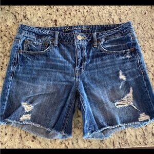 American Eagle Distressed Denim Shorts